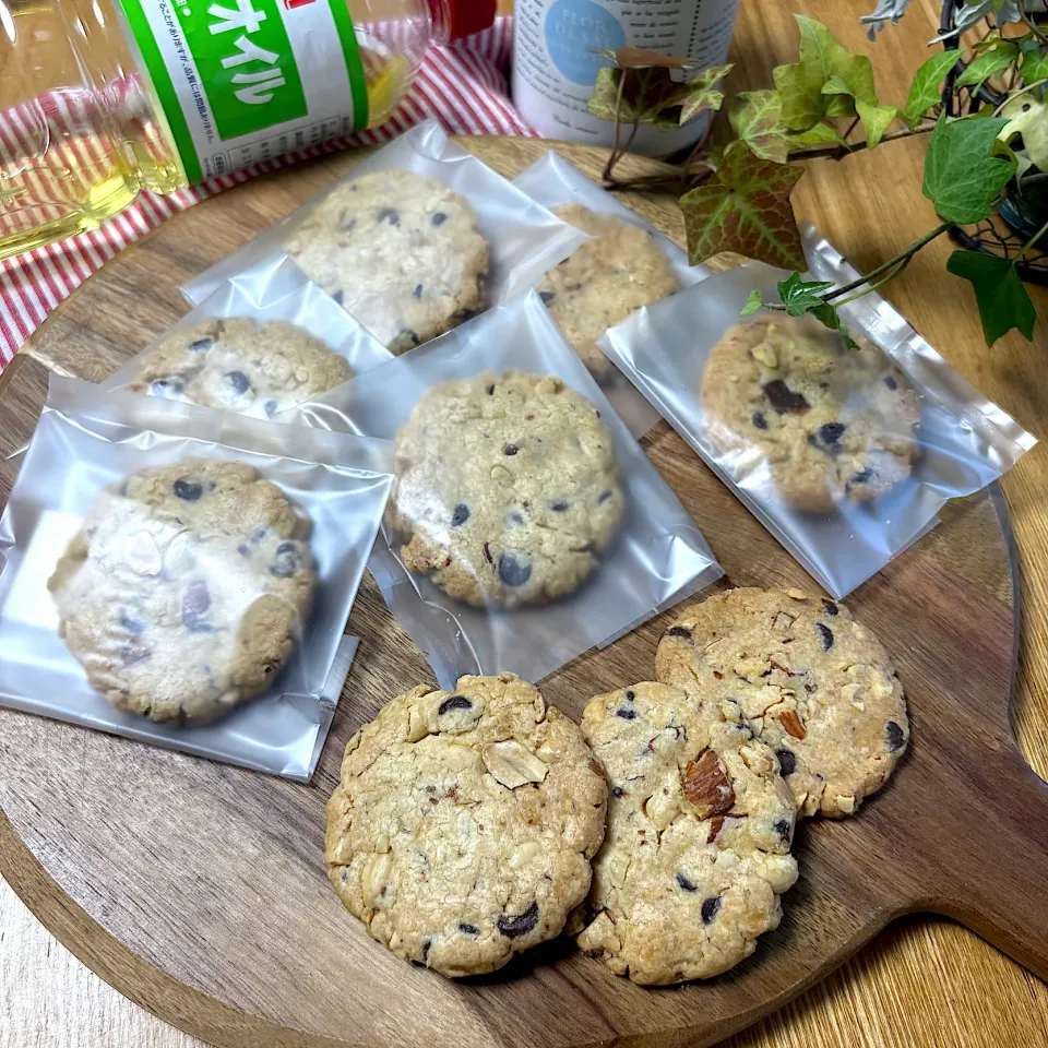 ナッツとチョコのチャンククッキー|sakurakoさん