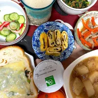 今日の朝ごはん。|くのっちさん