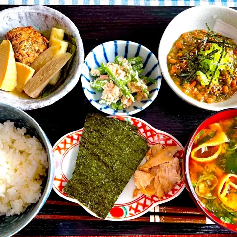 「かねさ ひいふうみそ汁 しじみ 181g」を使ってみたSnapdishの料理・レシピ写真:朝ごはん🍚