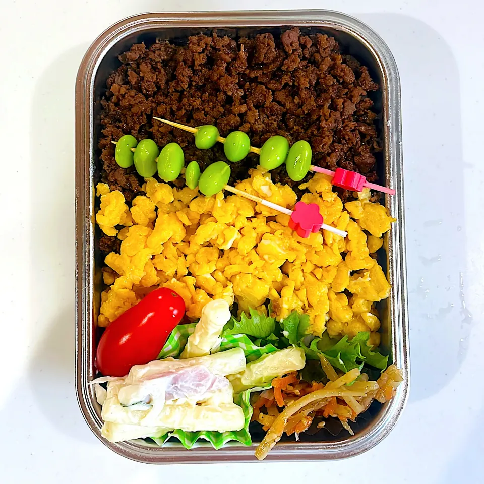 二食丼弁当🍙|アキさん