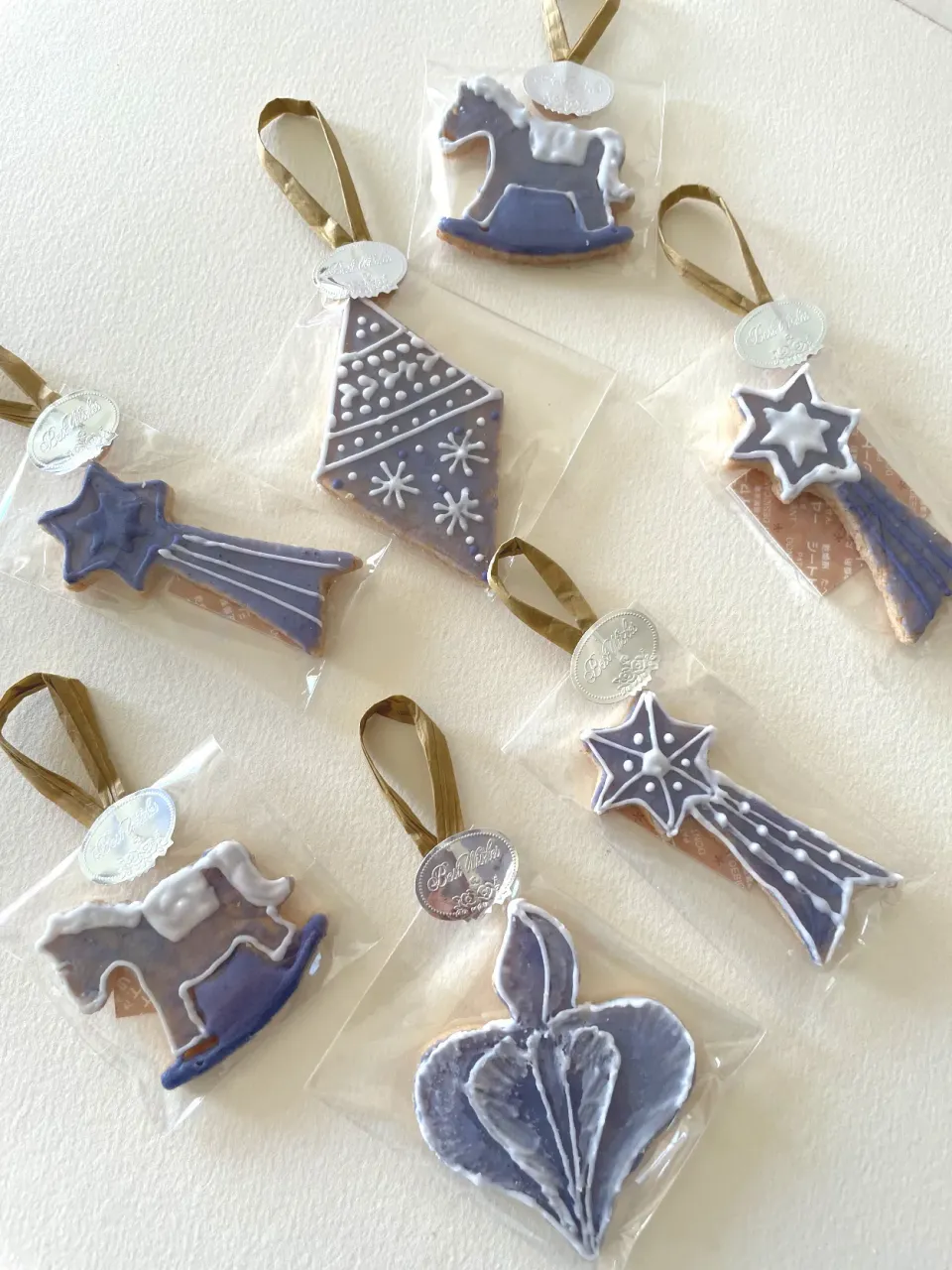 くすみブルーのアイシングクッキー|sonokoさん
