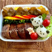 焼肉弁当🐻ちゃんおにぎり付き| ヘルペイさん