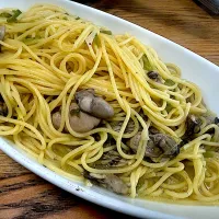 柚香る　牡蠣と福耳とうがらしのペペロンチーノ|さくたろうさん