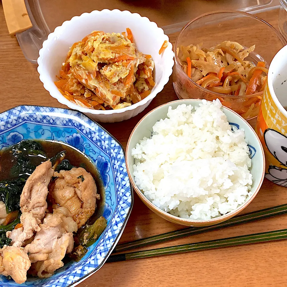 にんじん卵とじ|みんみんさん