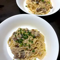 柚子胡椒風味のツナクリームパスタ|ハルさん