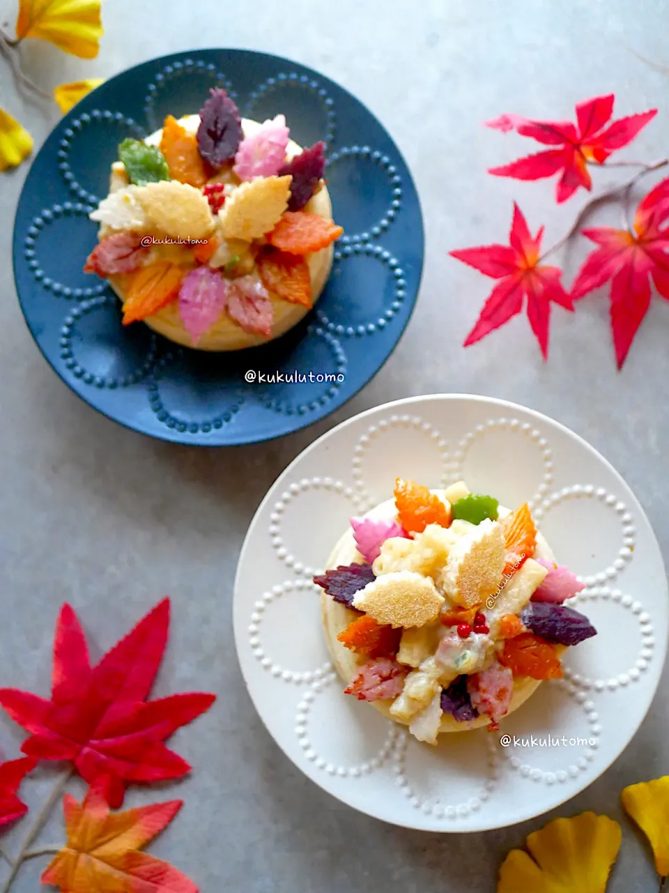 グラタンマフィン de 紅葉狩り🍁|kukulutomo ❁𓎪 ⡱𓎩‎𐩢𐩺𓎪 ⡱さん