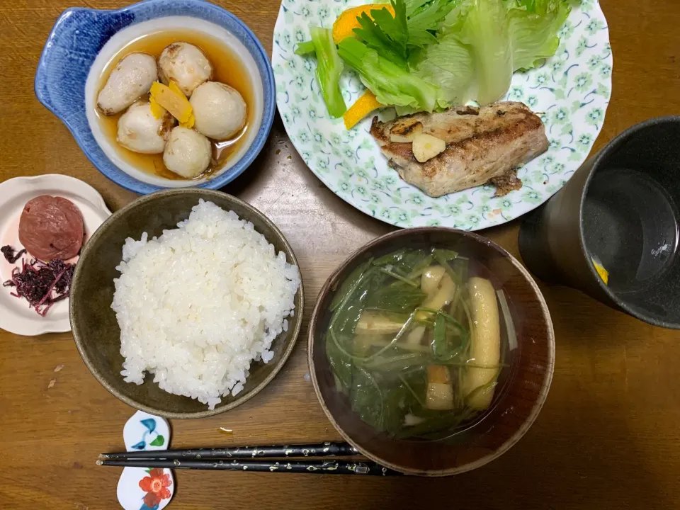 夕食　サバのムニエル|ATさん