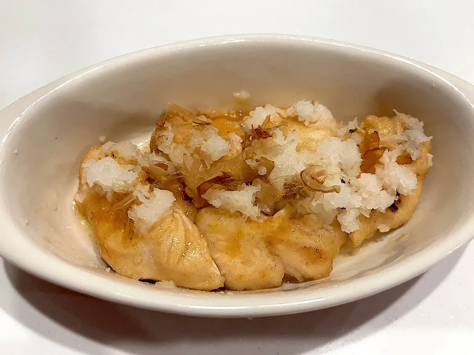 鶏むねの揚げ出し豆腐風|あいこさん