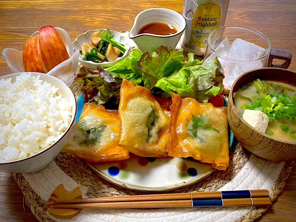 シソ豚チーズ春巻き|ヒヨリ飯さん