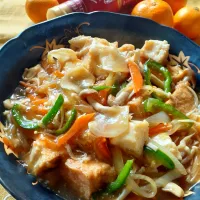 ヤマサ醤油公式アカウントさんの料理 厚揚げの牛だしあんかけ