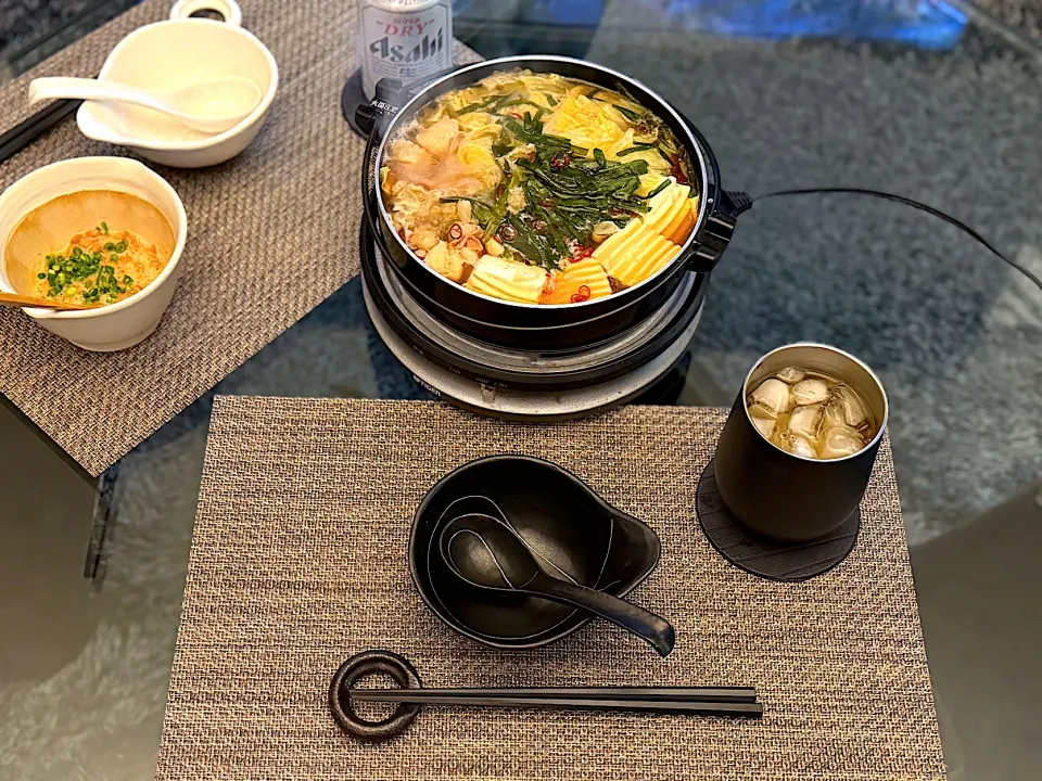 今夜は娘も私もお鍋料理の中で1番好きなもつ鍋🍲✨|yokoさん