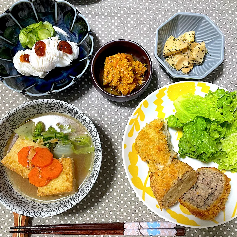 厚揚げと白菜の出汁煮|ゆさんさん