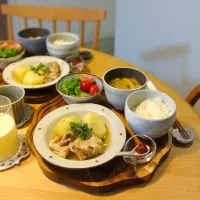 鶏肉の塩肉じゃ|こだしーさん