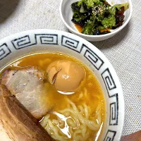 味噌ラーメン、チョレギサラダ|kaaaaaさん