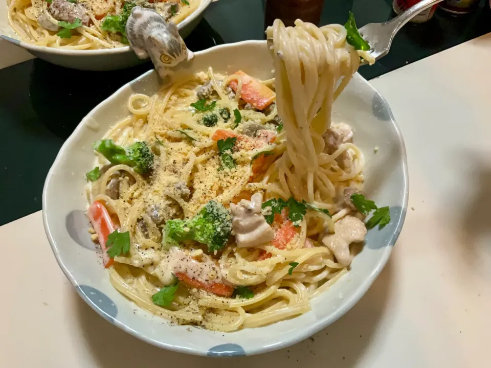 鶏肉のクリームパスタ|Takeshi  Nagakiさん