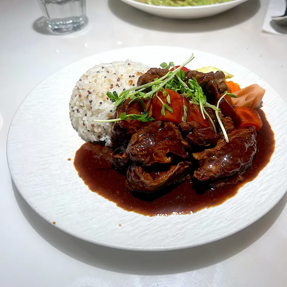 法式紅酒牛肋肉•藜麥飯•紅酒燒汁|skyblueさん