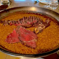 Tボーンのパエリア