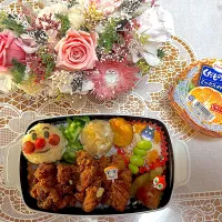 2025.11.2はアンパンマン入り唐揚げ弁当🌸| makoさん
