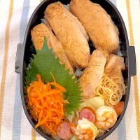 1127 鶏チャーシュー丼　男子高校生弁当|Riieeさん