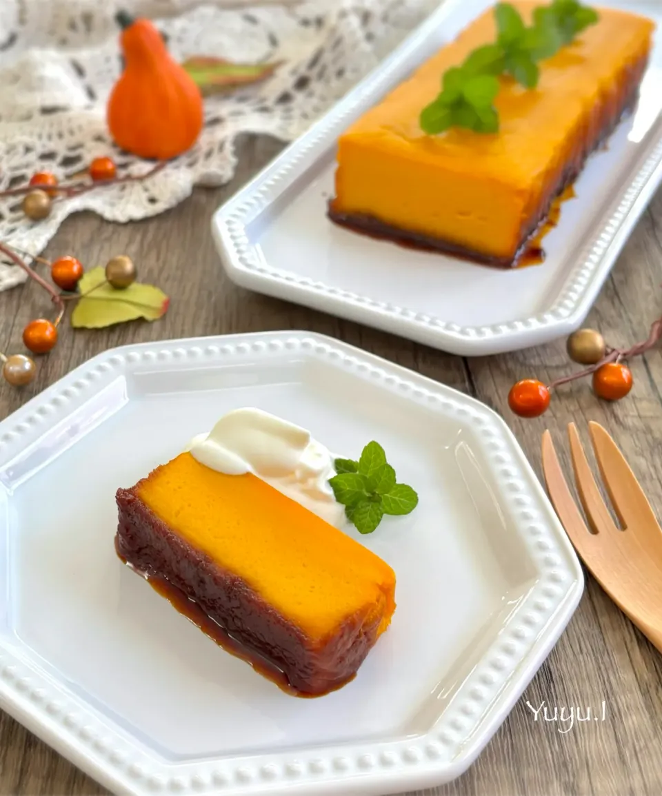 かぼちゃのプリンテリーヌ|ゆーこどんさん