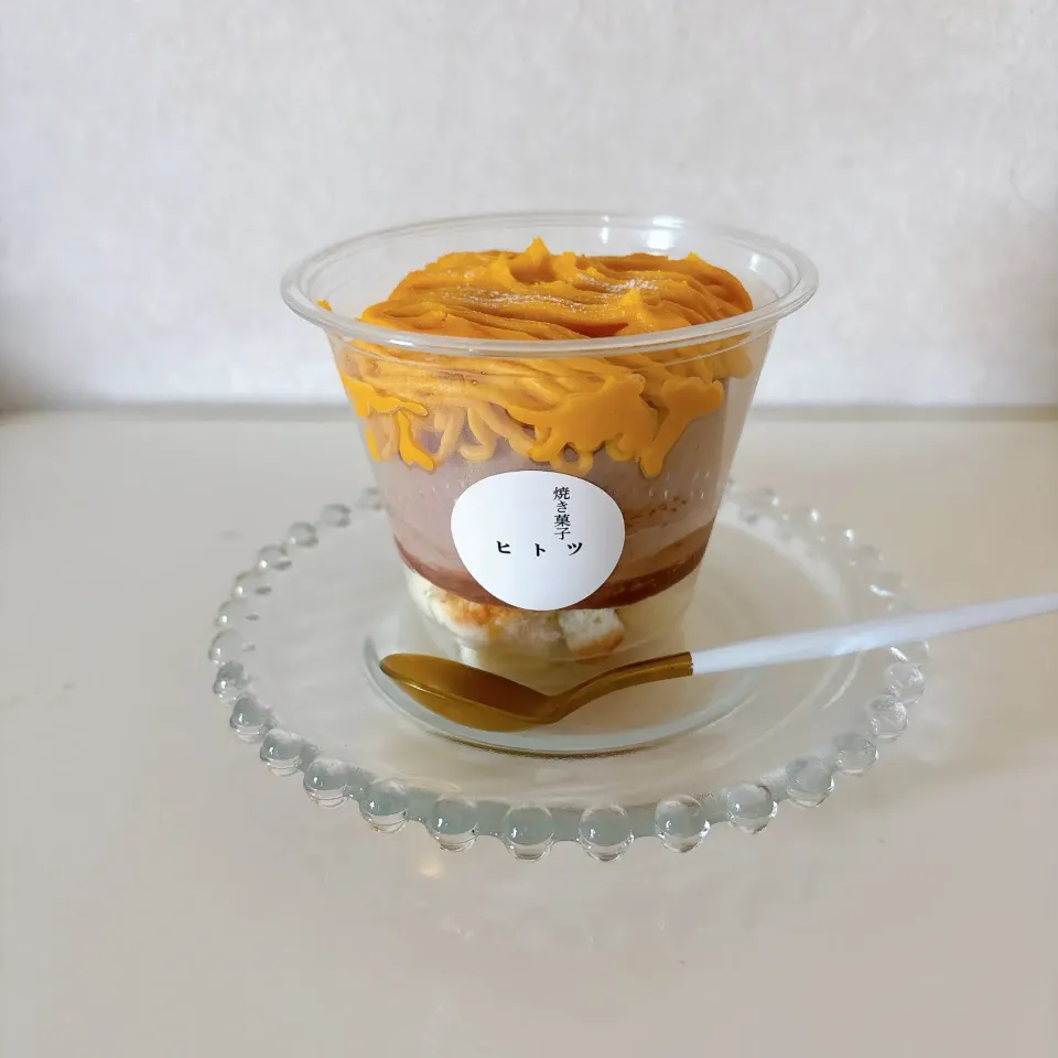 かぼちゃのモンブランショコラムースカップ|ちゃみこさん