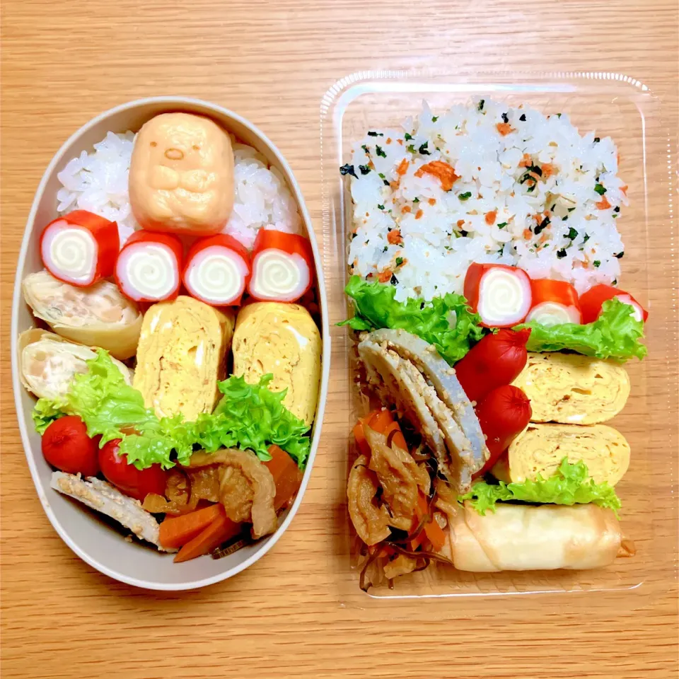 夫と次女のお弁当🍱🍙|シズソラさん