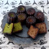 抹茶カヌレとコーヒーカヌレ| ゆきゆきゆっきぃさん