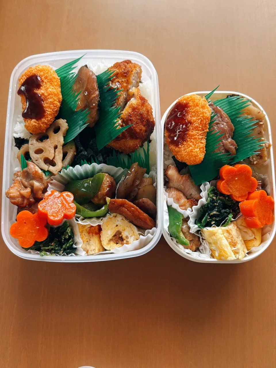 今日の息子と旦那のお弁当|sacchan( ﾐΦﻌΦ)ฅさん