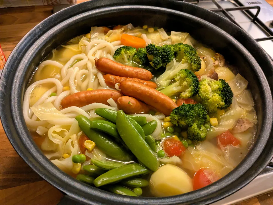 冷蔵庫整理　ポトフうどん鍋|ぽてさん