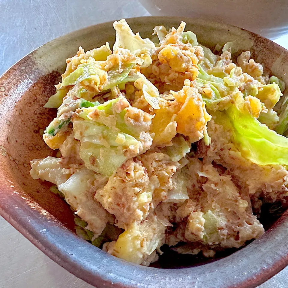 ポテトとキャベツのツナサラダ|くまちゃんさん