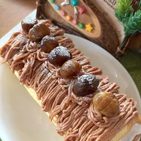 モンブランロール|loveままさん