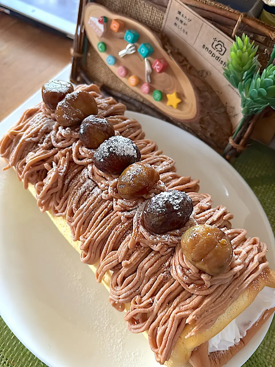 モンブランロール|loveままさん