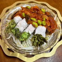 豚巻きサニーレタス🥬アラビアータ|henryさん