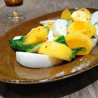 かぶと柿のサラダ