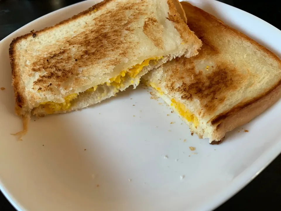 かぼちゃケーキホットサンド|そらまめさん
