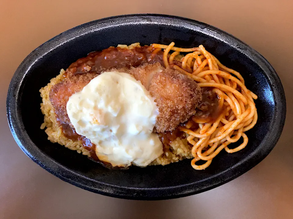 ローソン タルタルチキンのトルコライス|ばーさんさん