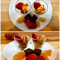 水菓子　焼きりんごのアイス添え|こいちさん