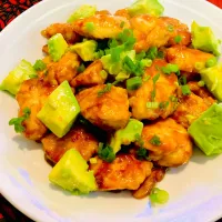 ✩.*˚アボカドとささみの照り焼き|ゆきえもんさん