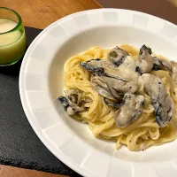 麹甘酒とサロマのカキクリームパスタ|chii4さん