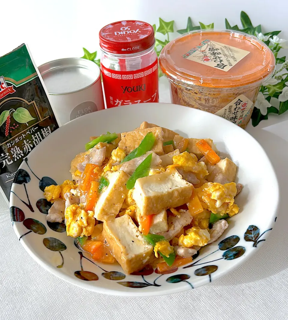 厚揚げと豚肉の味噌炒め|akkiyさん