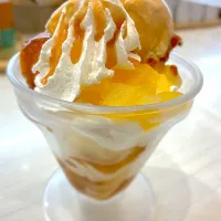 りんごとプリンのスイートキャラメルパルフェ|みゃ〜・はつさん