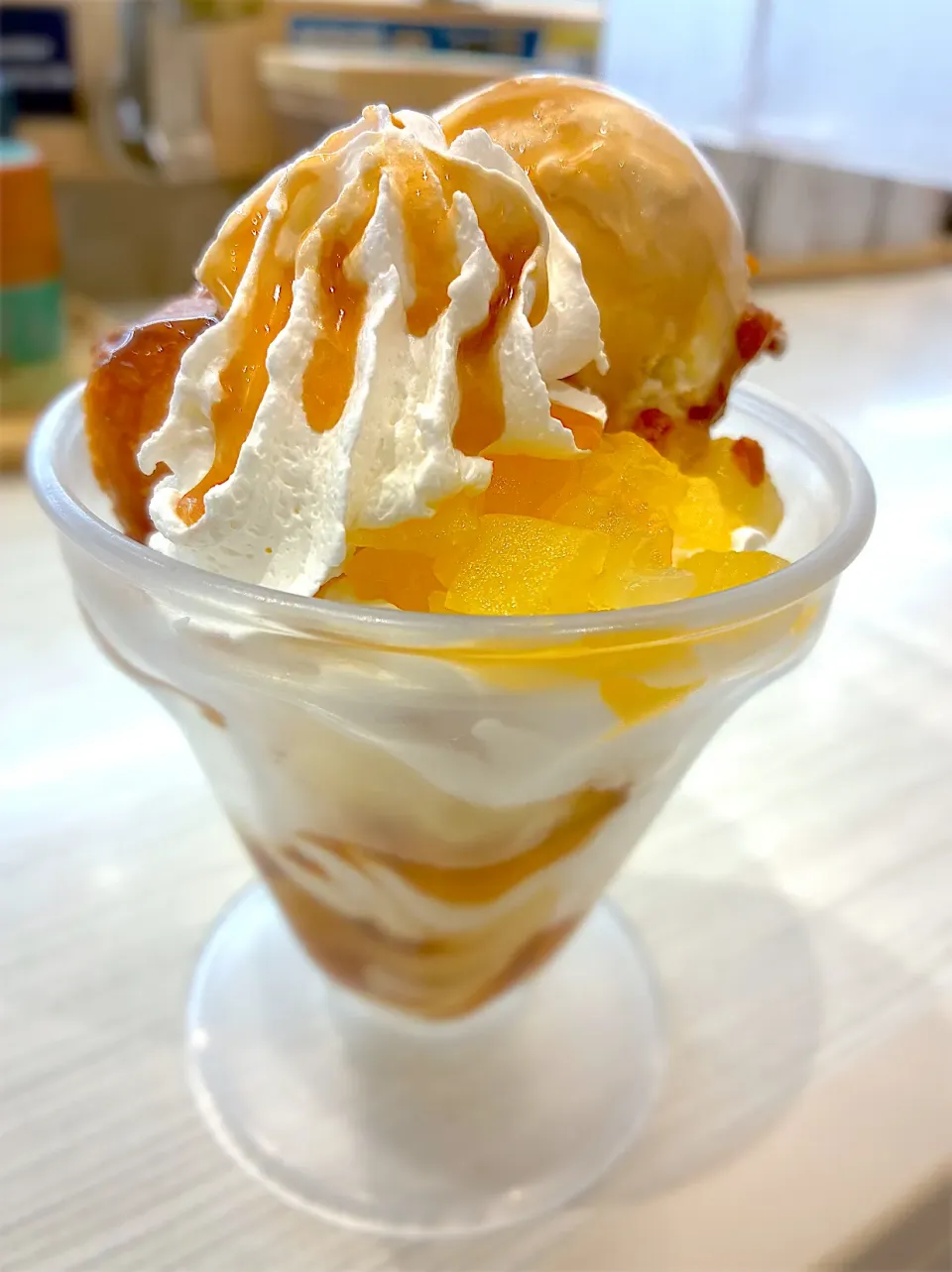 りんごとプリンのスイートキャラメルパルフェ|みゃ〜・はつさん