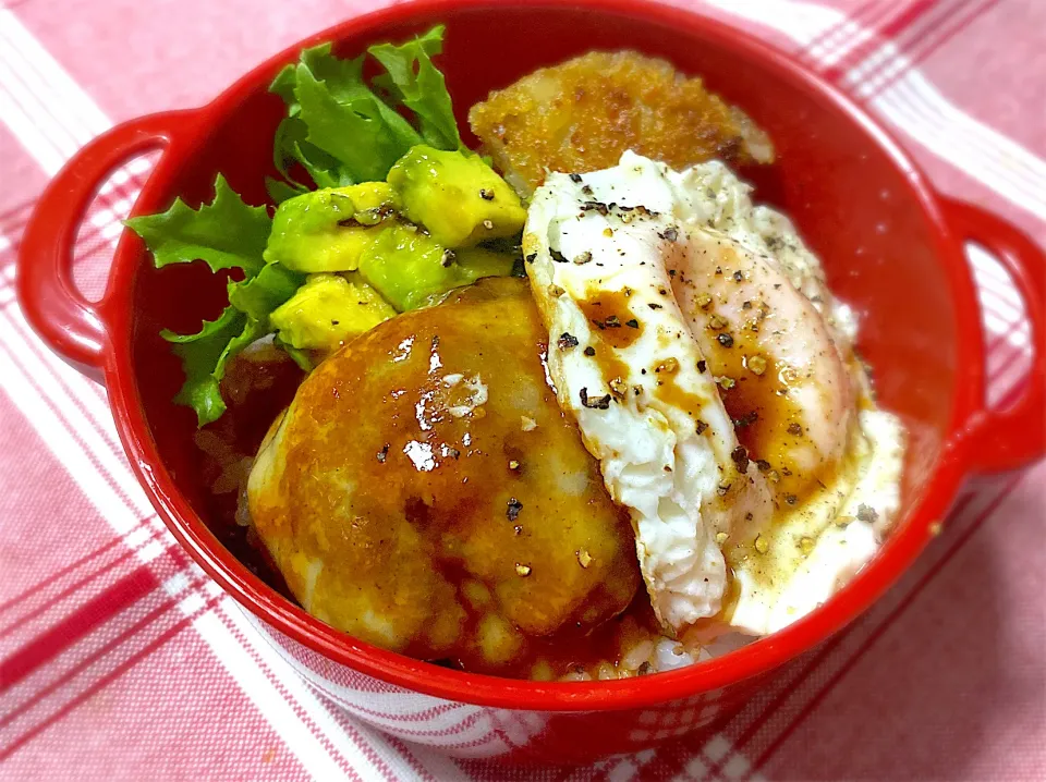 ロコモコ弁当🥑|eiyadeさん