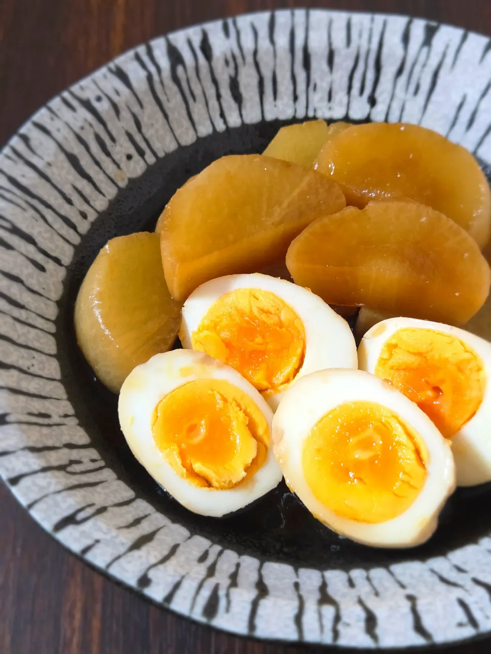 大根とたまごの照り煮|ぱんだのままんさん