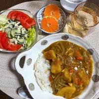 11/27晩ご飯：肉じゃがリメイクカレー|ななみんさん