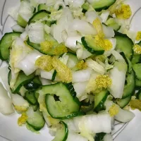 柚子と白菜ときゅうりの塩揉み|さと♂さん