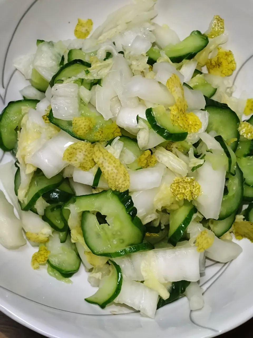 柚子と白菜ときゅうりの塩揉み|さと♂さん