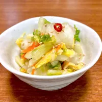 白菜と人参の浅漬け🍀