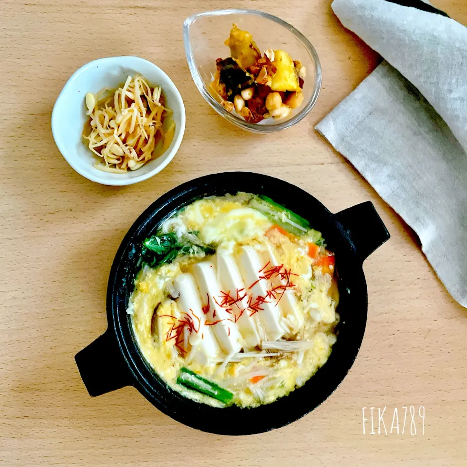 あったかホカホカ 豆腐のピリ辛卵とじ|FIKA789さん