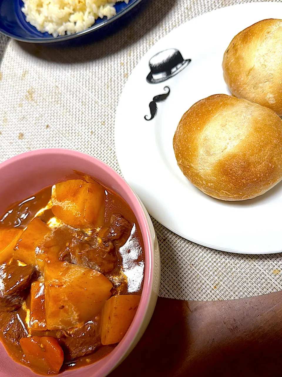 ビーフシチュー、石窯パン|kaaaaaさん